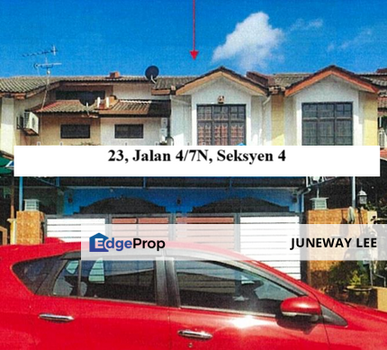 Bank Auction 2 Story Terraced House : 23, Jalan 4/7N, Seksyen 4, 43650, Bandar Baru Bangi, Selangor., Selangor, Bangi