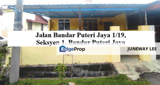 Bandar Puteri Jaya Sek 1, Kuala Muda, Kedah : Single Story Terraced House on Bank Lelong , Kedah, Kuala Muda