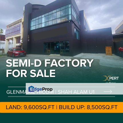 Temasya Industria Park Glenmarie Semi D Factory, Selangor, Glenmarie