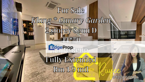 Super Value buy ID design Canary Garden @Bandar bestari klang 2 sty semi d !! , Selangor, Klang