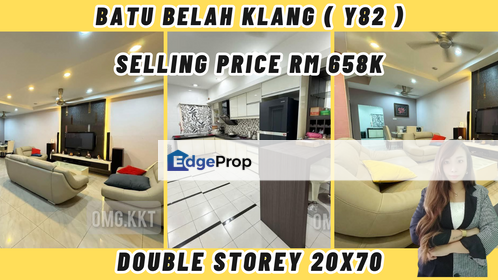 Batu Belah Kitchen Extended  Fully Renovated Fully Furnished  Double Storey klang 20x70 ( Y82 ), Selangor, Klang