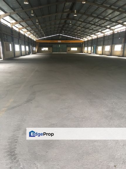 Kapar factory for sale (with ROI 5.5% & high power supply & connected gas pipeline & overhead crane), Selangor, Klang