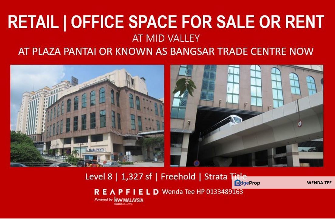 BANGSAR TRADE CENTRE OFFICE SPACE READY FOR MOVE IN, Kuala Lumpur, Pantai