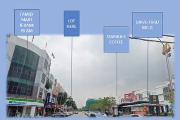 3 Storey SHOPLOT Near MC-D Drive-Thru Banting CBD