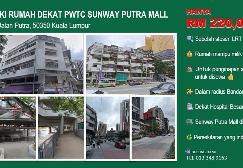 RUMAH MAMPU MILIK DEKAT PWTC KL - FLAT