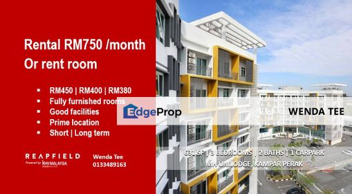 3-BEDROOMS NEAR UTAR KAMPAR MH UNILODGE, Perak, Kampar