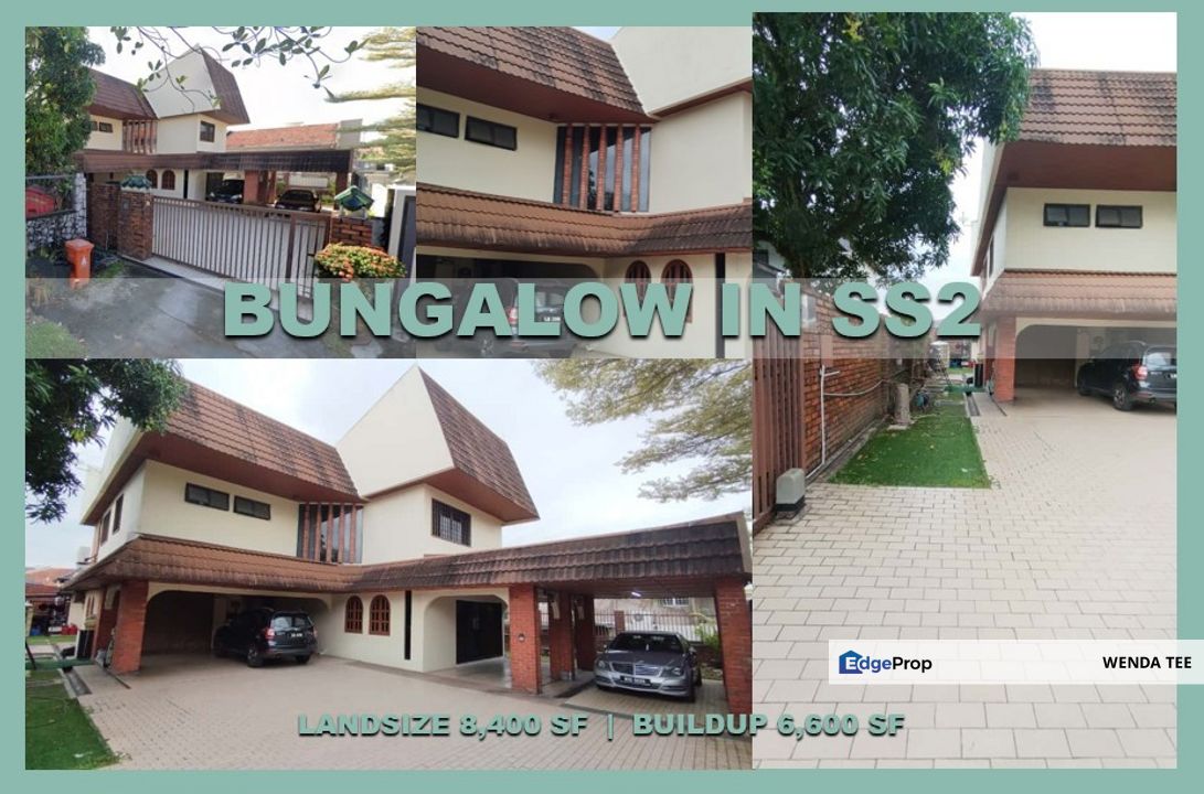 Rare Gem in SS2 | Massive 8,400 SF FREEHOLD Bungalow 6,600 SF Build-up, Selangor, SS2
