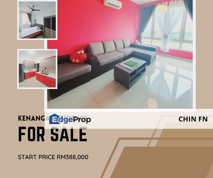 Fully Renovated Furnish Freehold Kenanga Residence Condo for Sale Kampung Lapan Melaka, Melaka, Melaka Tengah