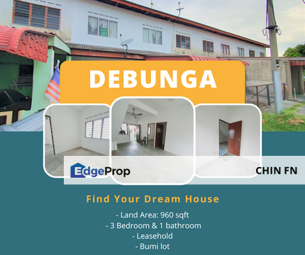 Ground Floor Low Price nr Politeknik Landed Taman Debunga Merlimau Jasin House for Sale Melaka, Melaka, Merlimau