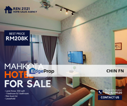 Nice Renovated Condominium for Sale Fully Renovated Mahkota Hotel Condo Melaka Raya, Melaka, Melaka Raya
