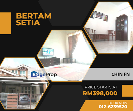 Nice Freehold 2 Sty Terrace House for Sale Tmn Bertam Setia Tanjong Minyak Sungai Udang Melaka, Melaka, Bertam Ulu