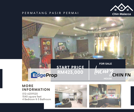 Fully Renovated 2 Sty Teres House for Sale Tmn Permatang Pasir Permai Ujong Pasir Melaka, Melaka, Melaka Tengah