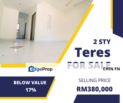 𝐓𝐚𝐦𝐚𝐧 𝐁𝐮𝐤𝐢𝐭 𝐁𝐞𝐫𝐮𝐚𝐧𝐠 2 Storey Terrace House For Sale Freehold 5 Bedroom Below Bank Value 17%  near MMU UTeM Melaka, Melaka, Melaka Tengah