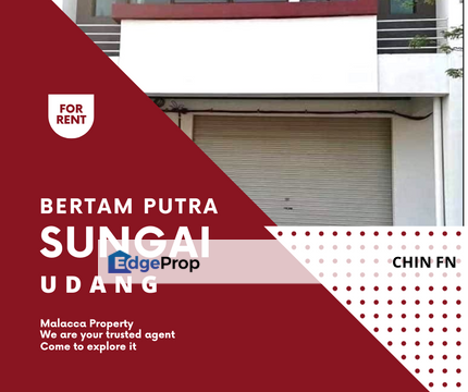 Ground Floor Face Busy Main Road Shop Bertam Putra Sungai Udang Melaka, Melaka, Sungai Udang