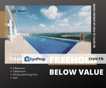 Below Value 10% Freehold 24hr Security Infinity Swimming Pool Fully Furnish Bukit Baru Batu Berendam Melaka, Melaka, Bukit Beruang