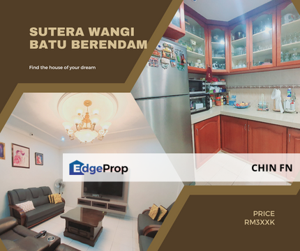 Fully Renovated Extend Terrace Sutera Wangi Infineon Batu Berendam Melaka, Melaka, Batu Berendam