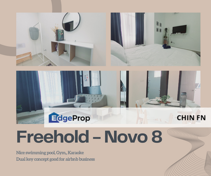 Super Low Price Airbnb Dual Key Freehold Novo 8 Residence Condo Kampung Lapan Kenanga Melaka, Melaka, Melaka Tengah