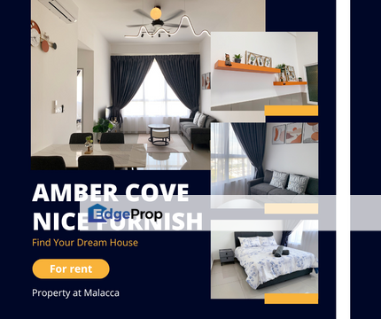 Super Nice Fully Furnish Amber Cove Residence Kota Lakasamana Melaka, Melaka, Klebang