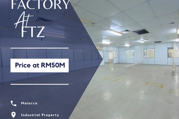 Super Big 97K sq,ft Factory Batu Berendam FTZ Industrial Melaka