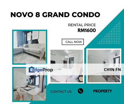 Fully Furnish Airbnb Design Novo 8 Residence Condo Kampung 8 Bachang, Melaka, Melaka Tengah