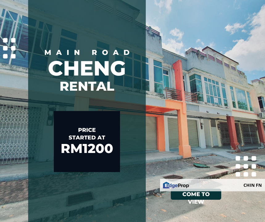 Face Main Road Ground Floor Paya Rumput Utama Cheng Batu Berendam Melaka, Melaka, Cheng