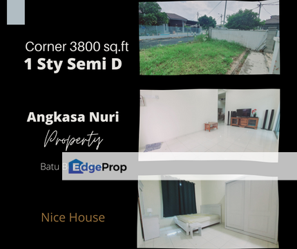 Big 3800 sqft Corner 1 Sty Semi D Angkasa Nuri Infineon CTRM Batu Berendam, Melaka, Batu Berendam