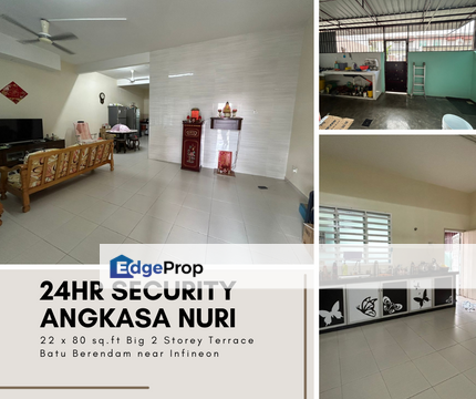 Super Size 22 x 80 sq.ft with 24hr Security Angkasa Nuri Batu Berendam, Melaka, Batu Berendam