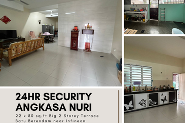 Super Size 22 x 80 sq.ft with 24hr Security Angkasa Nuri Batu Berendam