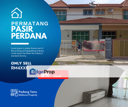 Below Value 8% Renovated Permatang Pasir Perdana Padang Temu Ujong, Melaka, Melaka Tengah