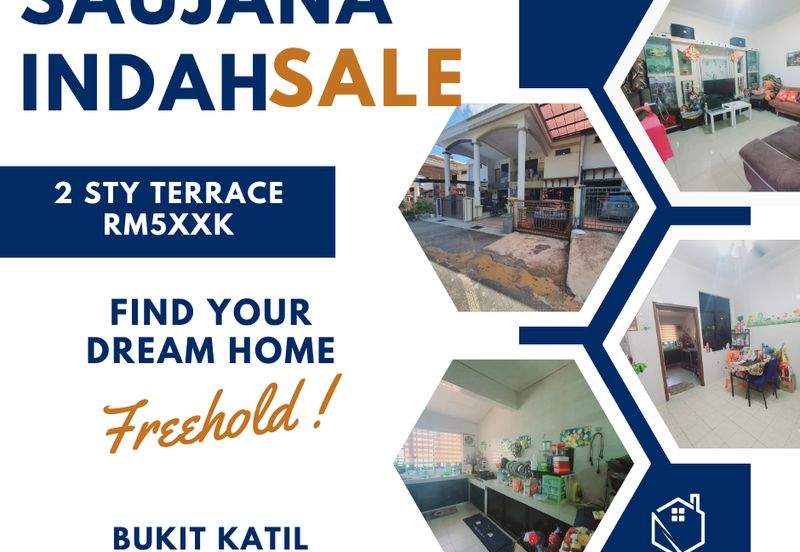 FREEHOLD !! Fully Furnish 2 Sty Terrace House Saujana Indah Bukit Katil