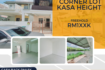 Cash Back RM45K Corner Freehold Below Value 20% Kasa Height Alor Gajah