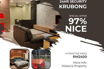 Very Nice Fully Furnished 2 Sty Terrace House 24hr Security One Krubong