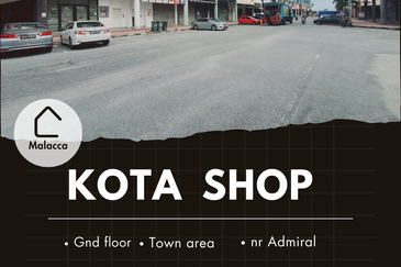 Ground Floor Shop Kota Syahbandar Laksamana nr Atlantis Jonker Walk
