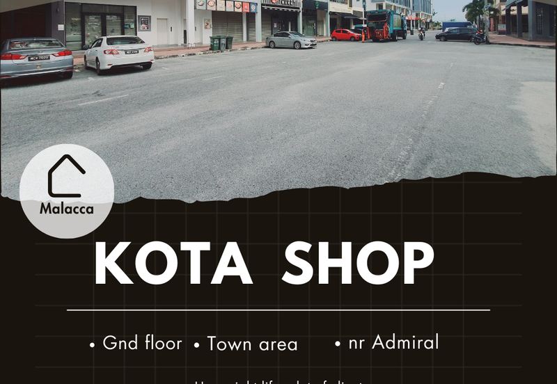 Ground Floor Shop Kota Syahbandar Laksamana nr Atlantis Jonker Walk