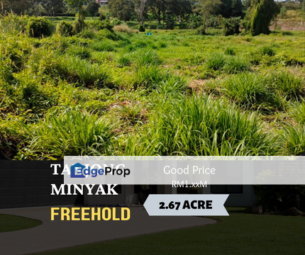 Freehold Big Land 2.67 Acre Tanjong Minyak Perdana Bertam Bukit Rambai, Melaka, Sungai Rambai