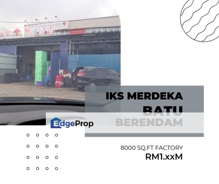 Very Big Factory 8000 sq.ft IKS Merdeka Jaya Batu Berendam Malim, Melaka, Batu Berendam