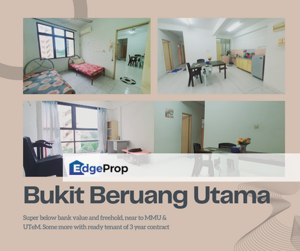 Ready Tenant 3 Year Furnish 5 Room Bukit Beruang Utama BBU MMU UTeM, Melaka, Bukit Beruang