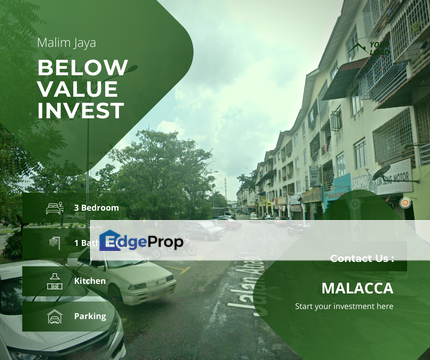 Wow !! Super Below Value 25% Good Investment Malim Jaya Bachang, Melaka, Melaka Tengah