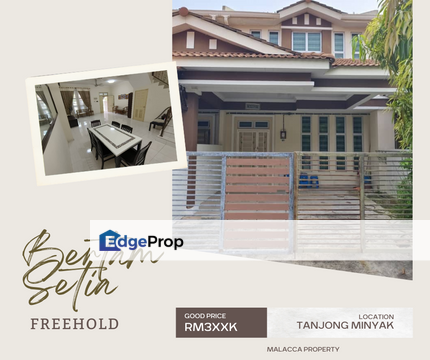 Freehold Renovate Furnish 2 Sty Teres House Bertam Setia Tanjong Minyak, Melaka, Melaka Tengah
