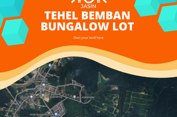 Low Price Bungalow Lot 6700 sq.ft Residential Land Tehel Bemban Jasin