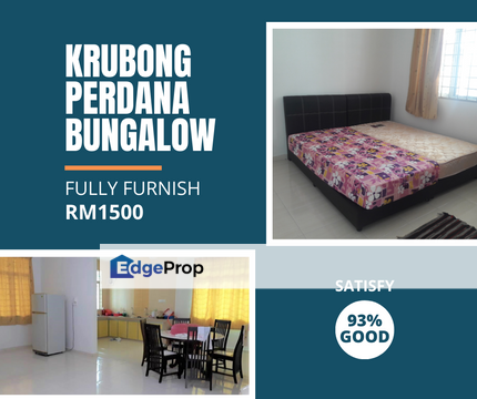 Low Price 1.5 Sty Bungalow Big 5700 sqft Krubong Perdana batu Berendam, Melaka, Durian Tunggal