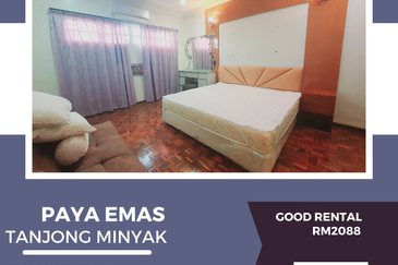 Fully Furnish Nice 2 Sty Terrace House Paya Emas Tanjong Minyak
