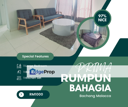 Fully Furnish Residensi Rumpun Bahagia Bachang, Melaka, Melaka Tengah