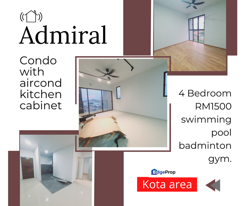 Corner 4 Room Aicond Kitchen Cabinet Admiral Residence Kota Laksamana, Melaka, Melaka Raya