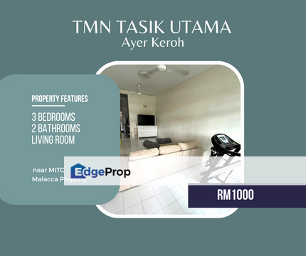 Good Location 1 Sty Terrace Tasik Utama Ayer Keroh UTeM MITC LHDN Melaka, Melaka, Ayer Keroh