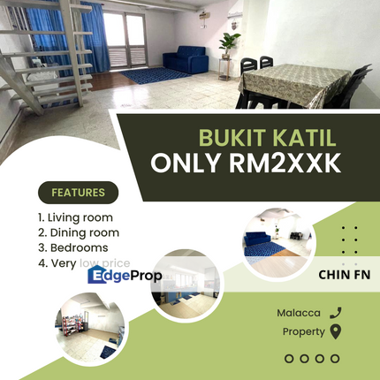 Very Attractive Price Non Bumi Lot 2 Sty Terrace House Bukit Katil Melaka, Melaka, Bukit Katil