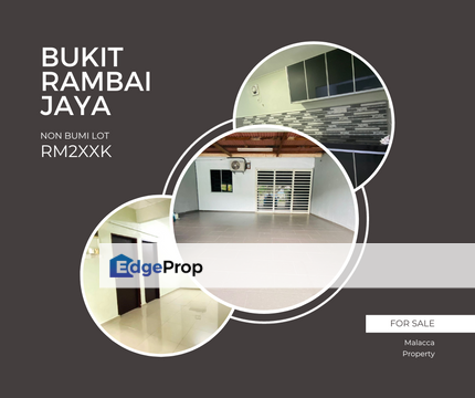 Good Low Price RM2xxk 1 Sty Terrace House Bukit Rambai Jaya, Melaka, Bukit Rambai