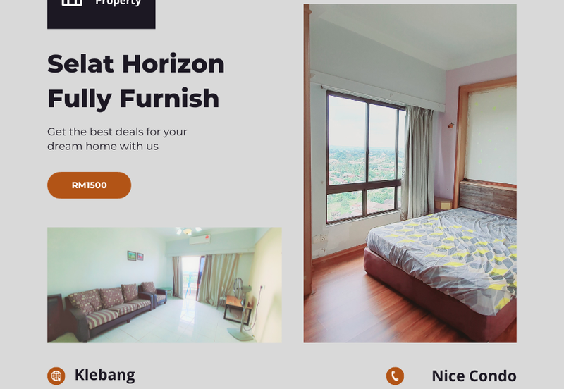 Fully Furnish Condo Selat Horizon Klebang