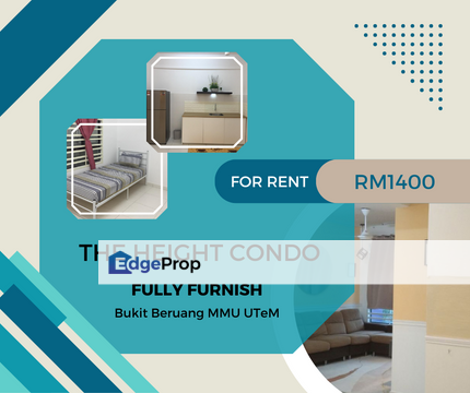 The Height Residence Condo MMU UTeM Bukit Beruang, Melaka, Ayer Keroh