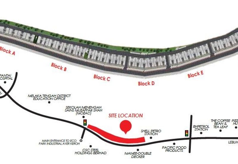 Face Main Road 3 Shop 2 unit Adjoin Skywiz Business Centre Ayer Keroh